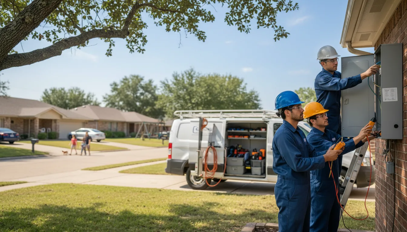 Certified electrician providing emergency electrical services in Bantry, ND